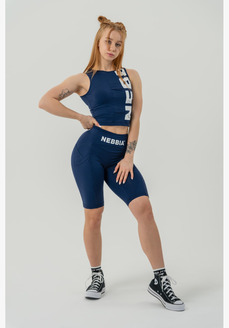 NEBBIA • Tank top SNATCHED modrý • Nebshop.sk NEBBIA • Tank top SNATCHED modrý • Nebshop.sk