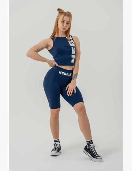 NEBBIA • Tank top SNATCHED modrý • Nebshop.sk