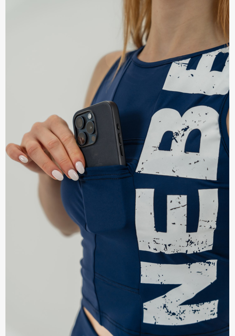 NEBBIA • Tank top SNATCHED modrý • Nebshop.sk NEBBIA • Tank top SNATCHED modrý • Nebshop.sk