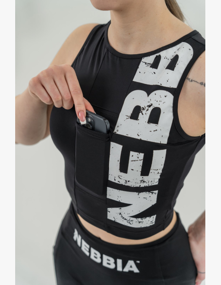 NEBBIA • Top SNATCHED nero • Nebshop.cz