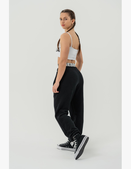 NEBBIA • Pantaloni sportivi MUSCLE MOMMY neri • Nebshop.cz
