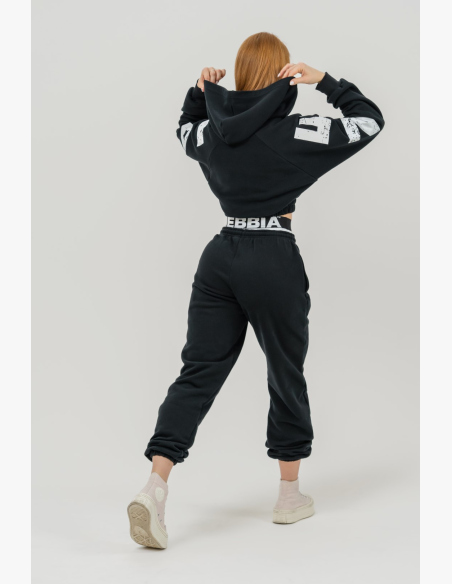 NEBBIA • Pantaloni sportivi MUSCLE MOMMY neri • Nebshop.cz