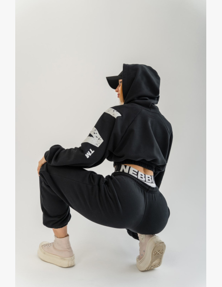 NEBBIA • Pantaloni sportivi MUSCLE MOMMY neri • Nebshop.cz