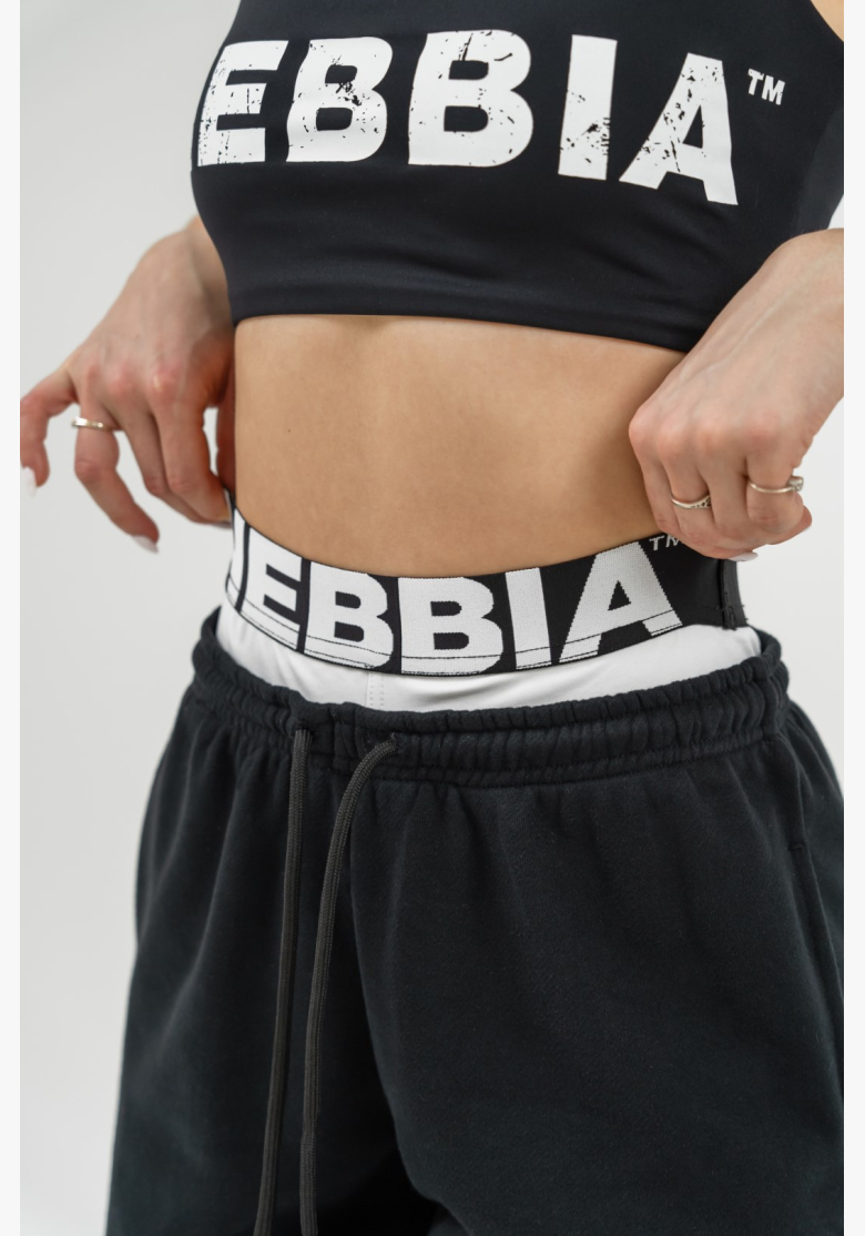 NEBBIA • Muscle Mommy Sports Sweatpants Black • Nebshop.cz NEBBIA • Muscle Mommy Sports Sweatpants Black • Nebshop.cz