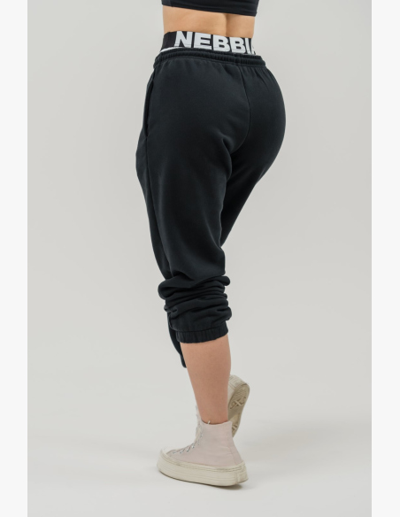 NEBBIA • Pantaloni sportivi MUSCLE MOMMY neri • Nebshop.cz