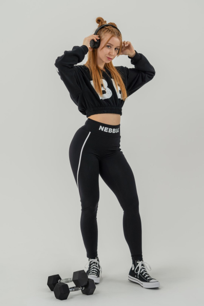 NEBBIA • Crop top felpa MUSCLE MOMMY • Nebshop.cz