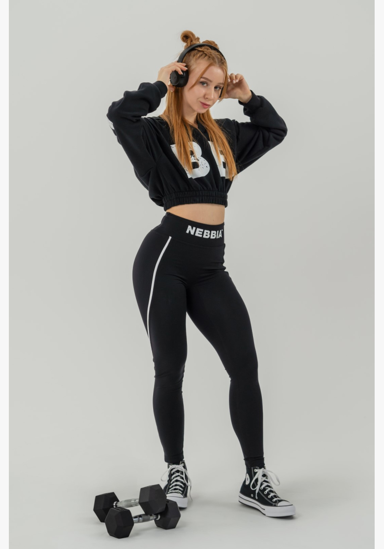 NEBBIA • Crop top felpa MUSCLE MOMMY • Nebshop.cz NEBBIA • Crop top felpa MUSCLE MOMMY • Nebshop.cz