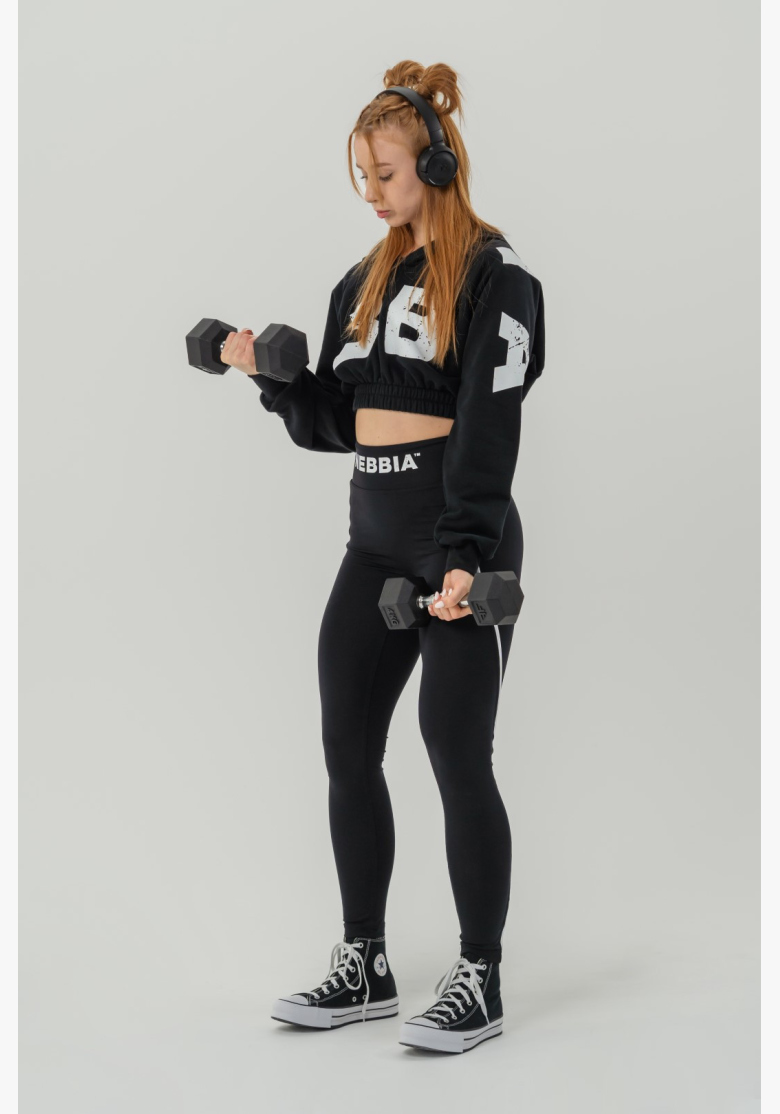 NEBBIA • Crop top felpa MUSCLE MOMMY • Nebshop.cz NEBBIA • Crop top felpa MUSCLE MOMMY • Nebshop.cz