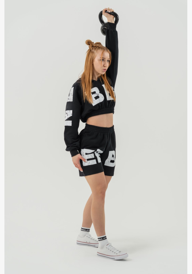 NEBBIA • Crop top felpa MUSCLE MOMMY • Nebshop.cz NEBBIA • Crop top felpa MUSCLE MOMMY • Nebshop.cz
