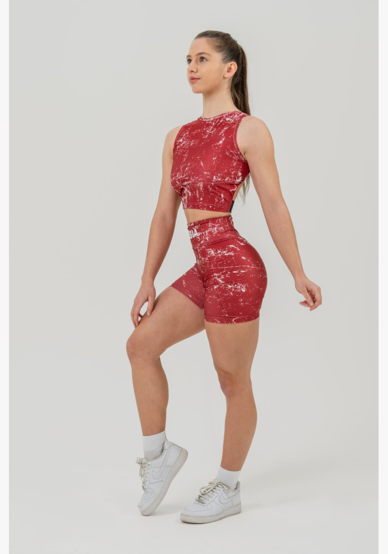 NEBBIA • Top corto ROUGH GIRL rosso • Nebshop.cz NEBBIA • Top corto ROUGH GIRL rosso • Nebshop.cz