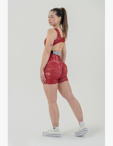 NEBBIA • Top corto ROUGH GIRL rosso • Nebshop.cz