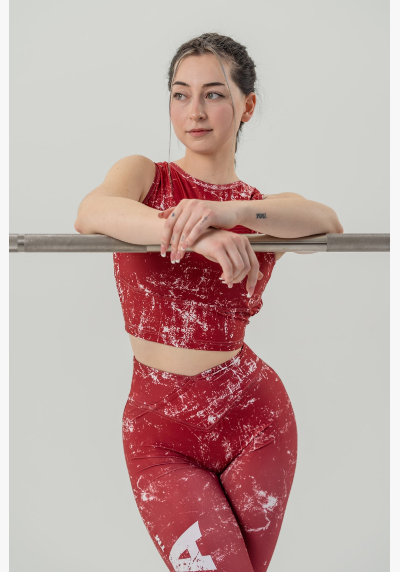 NEBBIA • Top corto ROUGH GIRL rosso • Nebshop.cz NEBBIA • Top corto ROUGH GIRL rosso • Nebshop.cz