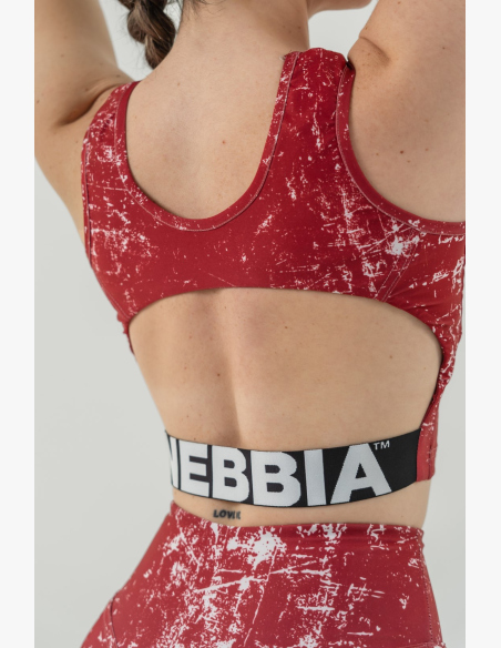 NEBBIA • Top corto ROUGH GIRL rosso • Nebshop.cz