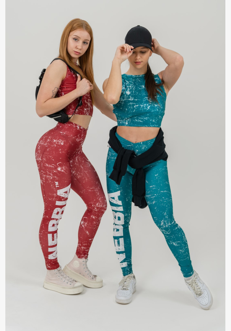 NEBBIA • Crop top tílko ROUGH GIRL zelené • Nebshop.cz NEBBIA • Crop top tílko ROUGH GIRL zelené • Nebshop.cz