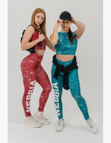 NEBBIA • Crop top tielko ROUGH GIRL zelené • Nebshop.sk