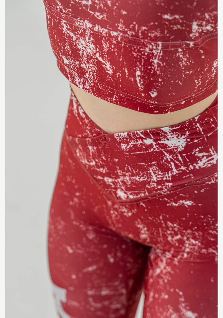 NEBBIA • Leggings da allenamento ROUGH GIRL rossi • Nebshop.cz NEBBIA • Leggings da allenamento ROUGH GIRL rossi • Nebshop.cz