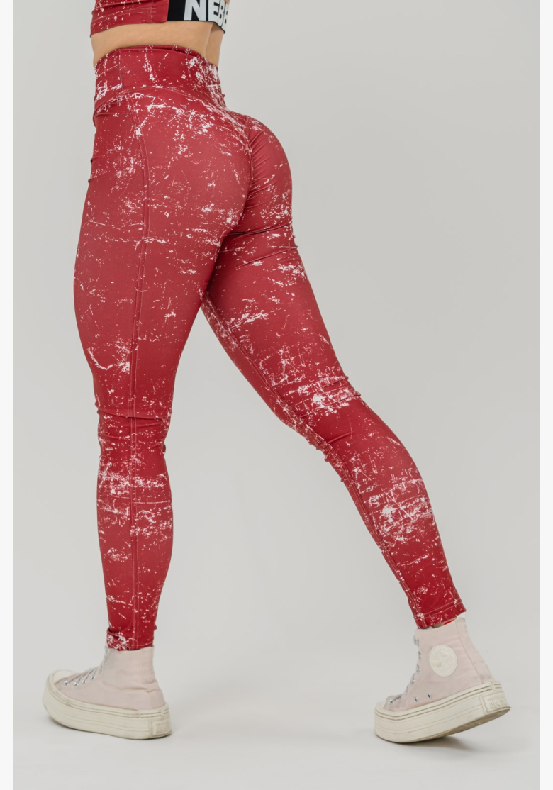 NEBBIA • Leggings da allenamento ROUGH GIRL rossi • Nebshop.cz NEBBIA • Leggings da allenamento ROUGH GIRL rossi • Nebshop.cz
