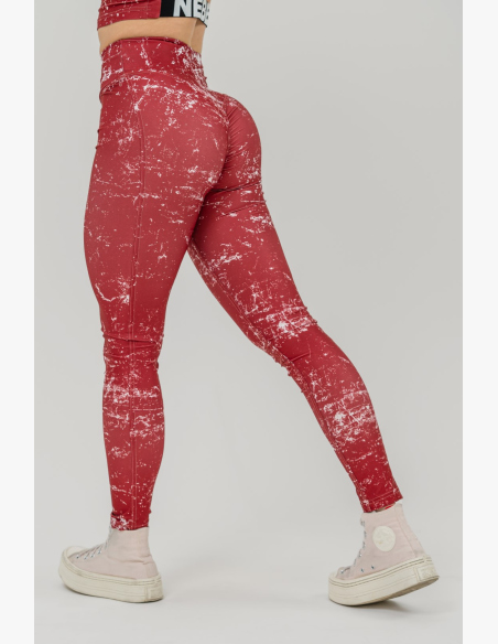 NEBBIA • Leggings da allenamento ROUGH GIRL rossi • Nebshop.cz