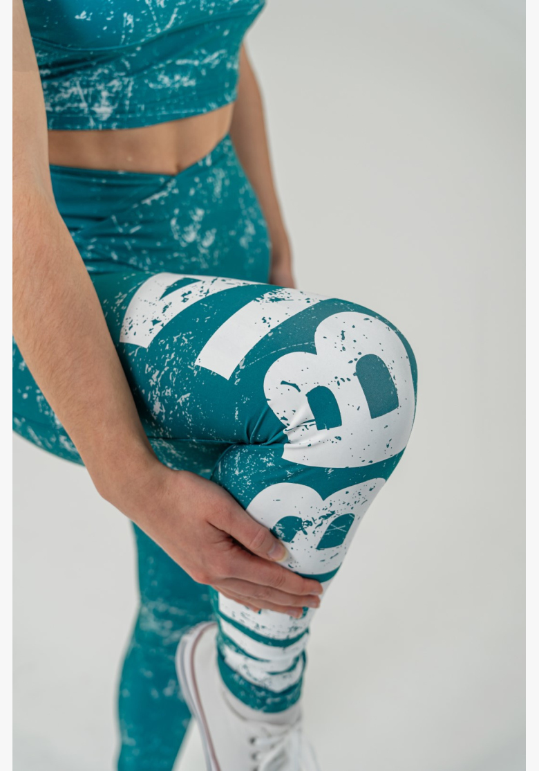 NEBBIA • ROUGH GIRL green workout leggings • Nebshop.cz NEBBIA • ROUGH GIRL green workout leggings • Nebshop.cz