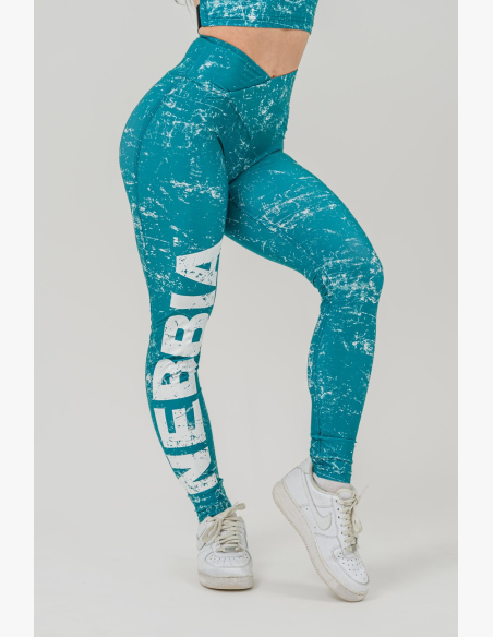 NEBBIA • Leggings per il fitness ROUGH GIRL verdi • Nebshop.it
