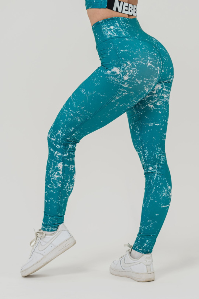 NEBBIA • Legíny na cvičení ROUGH GIRL zelené • Nebshop.cz