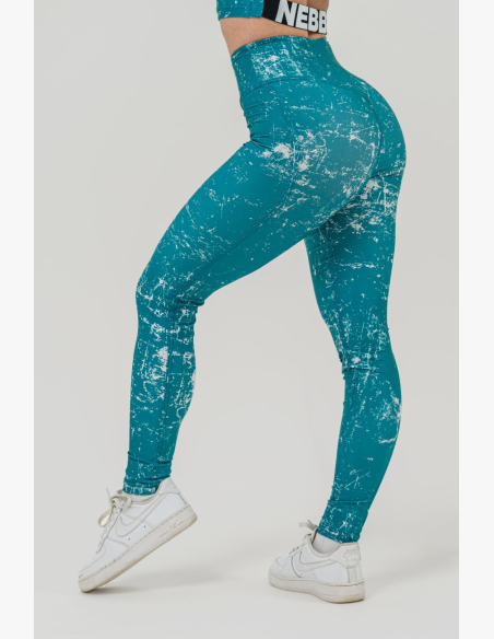 NEBBIA • Leggings per il fitness ROUGH GIRL verdi • Nebshop.it