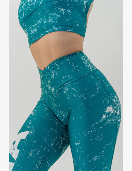 NEBBIA • Leggings per il fitness ROUGH GIRL verdi • Nebshop.it