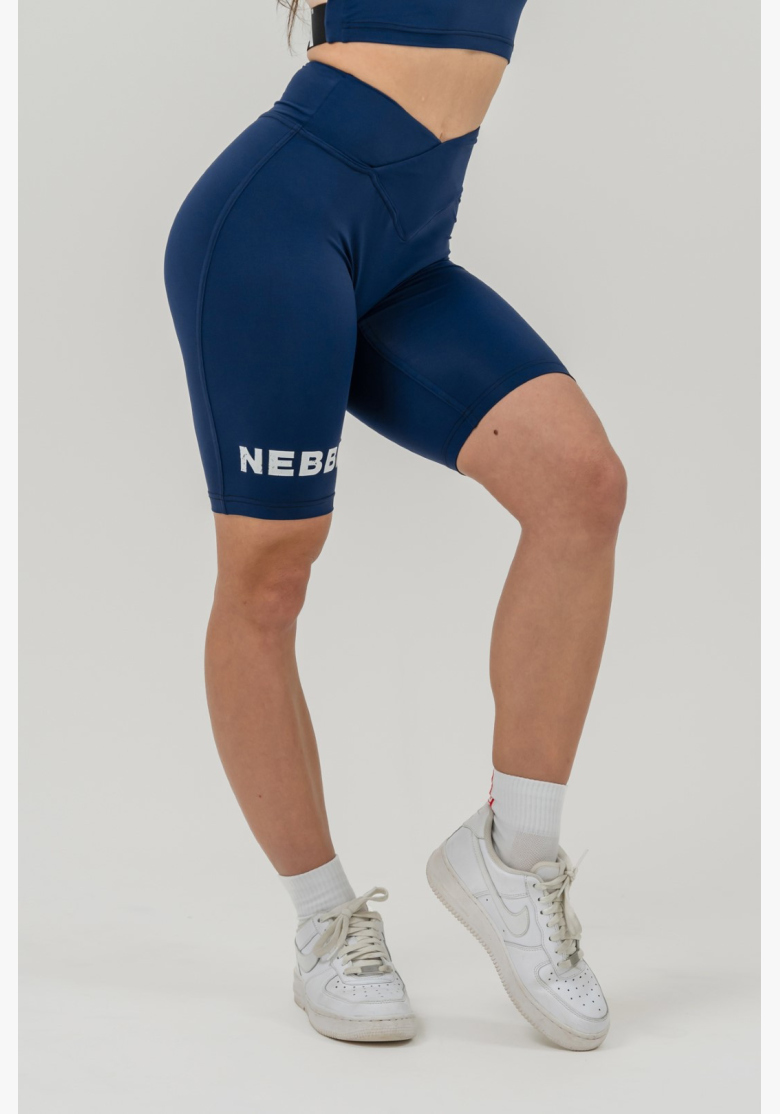 NEBBIA • Legíny šortky s vysokým pásom 9″ SNATCHED modré • Nebshop.sk NEBBIA • Legíny šortky s vysokým pásom 9″ SNATCHED modré • Nebshop.sk