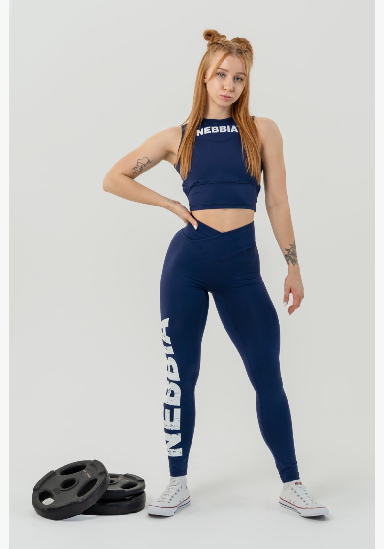 NEBBIA • NEBBIA Fitness legíny s vysokým pásom GLUTE CHECK modré • Nebshop.sk NEBBIA • NEBBIA Fitness legíny s vysokým pásom GLUTE CHECK modré • Nebshop.sk