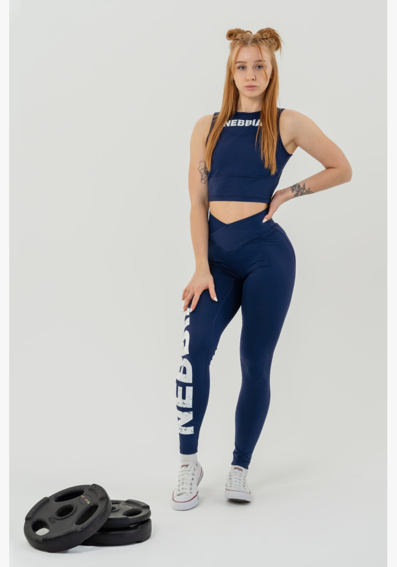 NEBBIA • NEBBIA Fitness legíny s vysokým pásom GLUTE CHECK modré • Nebshop.sk NEBBIA • NEBBIA Fitness legíny s vysokým pásom GLUTE CHECK modré • Nebshop.sk