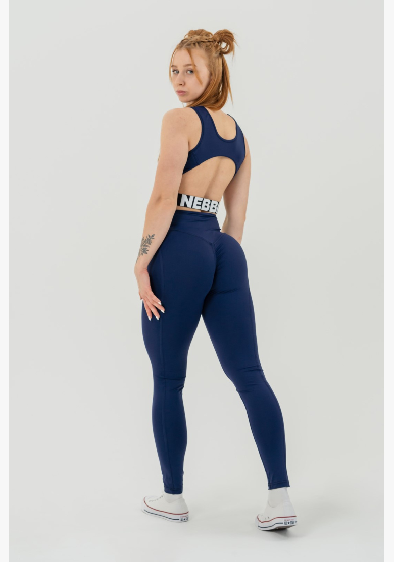 NEBBIA • NEBBIA Fitness legíny s vysokým pásom GLUTE CHECK modré • Nebshop.sk NEBBIA • NEBBIA Fitness legíny s vysokým pásom GLUTE CHECK modré • Nebshop.sk