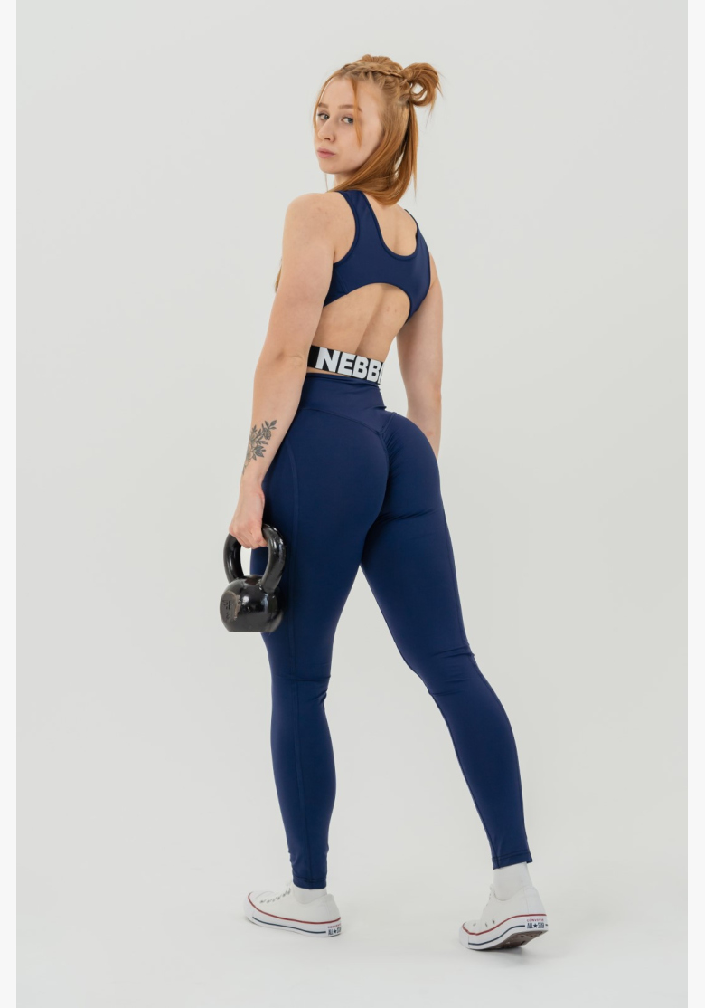 NEBBIA • NEBBIA Fitness legíny s vysokým pásom GLUTE CHECK modré • Nebshop.sk NEBBIA • NEBBIA Fitness legíny s vysokým pásom GLUTE CHECK modré • Nebshop.sk