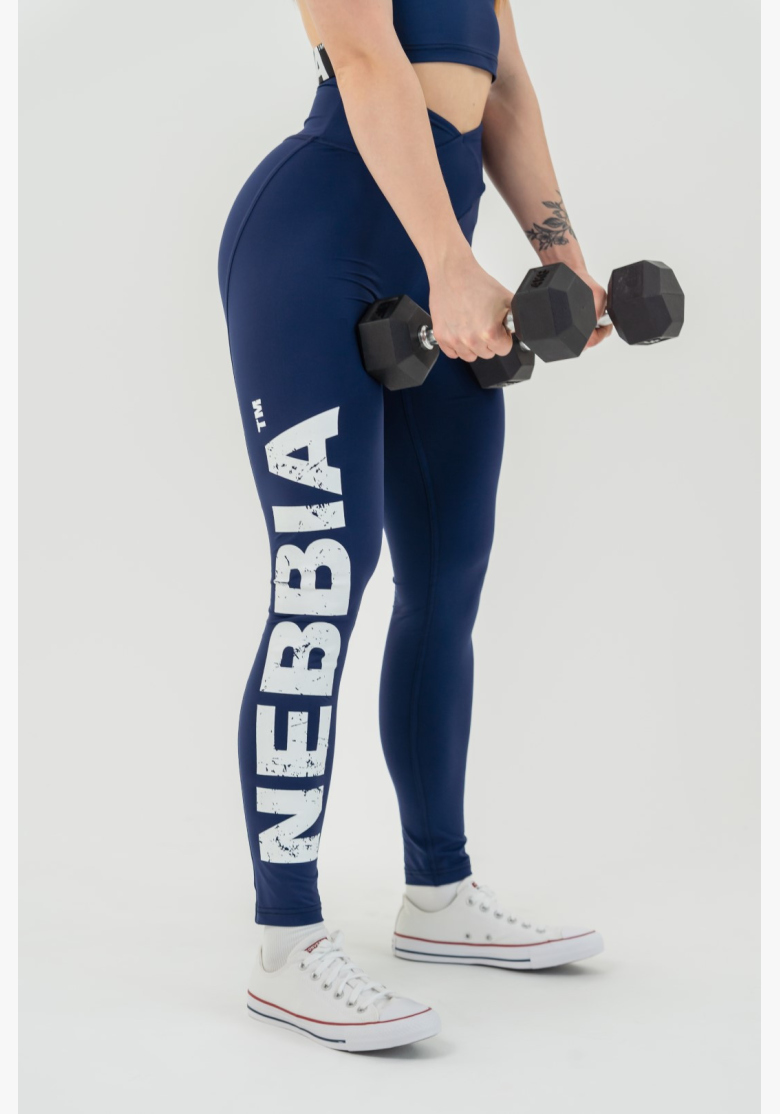 NEBBIA • NEBBIA Fitness legíny s vysokým pásom GLUTE CHECK modré • Nebshop.sk NEBBIA • NEBBIA Fitness legíny s vysokým pásom GLUTE CHECK modré • Nebshop.sk