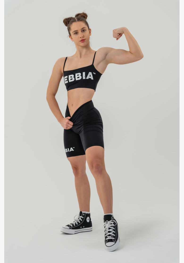NEBBIA • NEBBIA Bandeau podprsenka BACK CHECK čierna • Nebshop.sk NEBBIA • NEBBIA Bandeau podprsenka BACK CHECK čierna • Nebshop.sk
