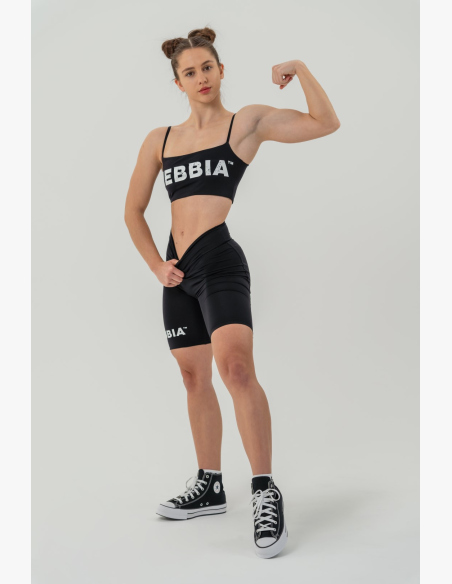 NEBBIA • NEBBIA Bandeau podprsenka BACK CHECK čierna • Nebshop.sk