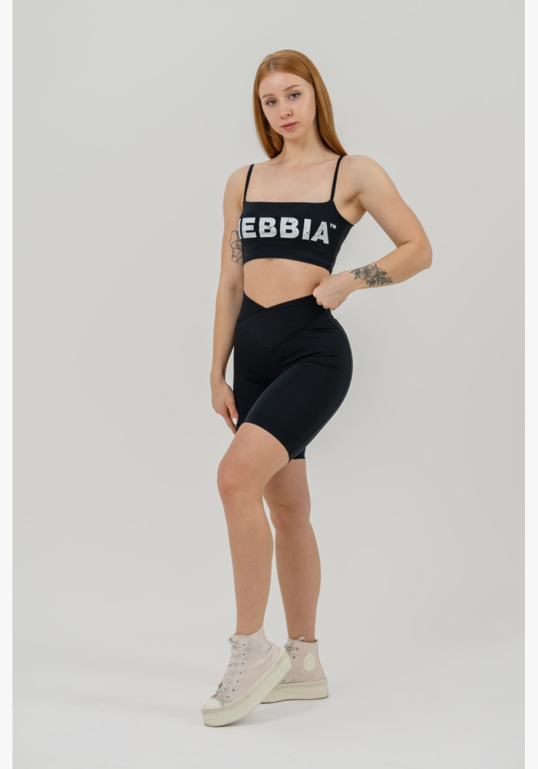 NEBBIA • NEBBIA Bandeau podprsenka BACK CHECK čierna • Nebshop.sk NEBBIA • NEBBIA Bandeau podprsenka BACK CHECK čierna • Nebshop.sk