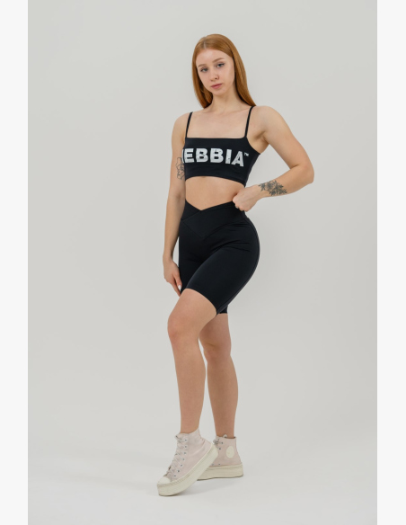 NEBBIA • NEBBIA Bandeau podprsenka BACK CHECK čierna • Nebshop.sk
