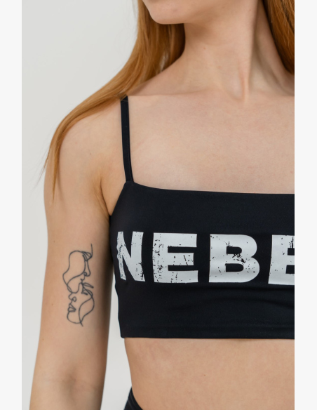 NEBBIA • NEBBIA Reggiseno Bandeau BACK CHECK nero • Nebshop.it