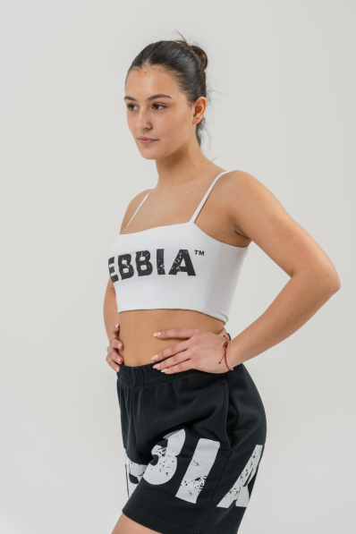 NEBBIA • NEBBIA Bandeau podprsenka BACK CHECK bíla • Nebshop.cz