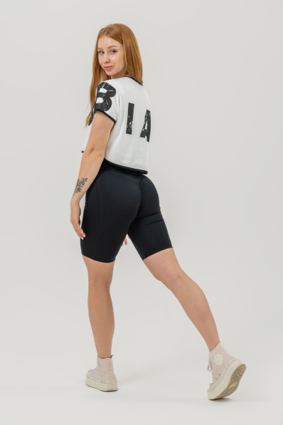 NEBBIA • NEBBIA Crop top tričko GAME ON bílé • Nebshop.cz 2