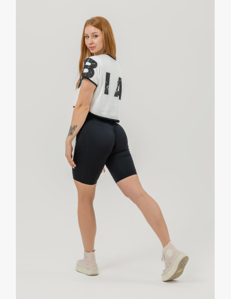 NEBBIA • NEBBIA Crop top tričko GAME ON biele • Nebshop.sk