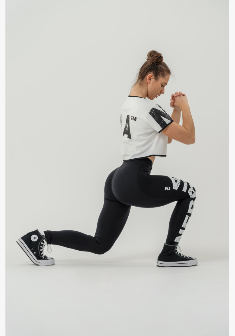 NEBBIA • NEBBIA Crop top tričko GAME ON biele • Nebshop.sk NEBBIA • NEBBIA Crop top tričko GAME ON biele • Nebshop.sk