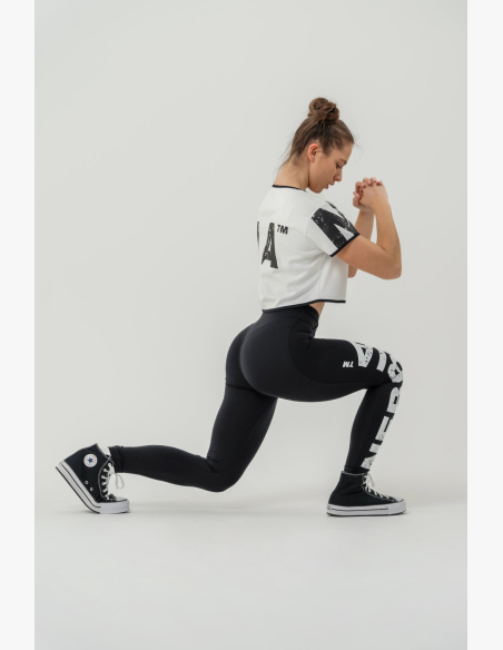 NEBBIA • NEBBIA Crop top tričko GAME ON biele • Nebshop.sk