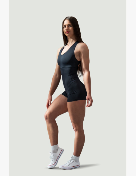 NEBBIA • NEBBIA Short Sports Jumpsuit 5″ GYM RAT Black • Nebshop.cz