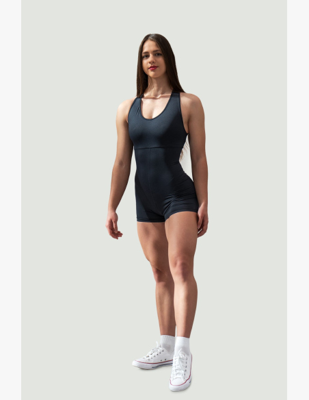 NEBBIA • NEBBIA Short Sports Jumpsuit 5″ GYM RAT Black • Nebshop.cz