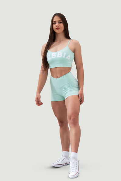 NEBBIA • NEBBIA Sportovní podprsenka GYM HERO svetlozelená • Nebshop.sk