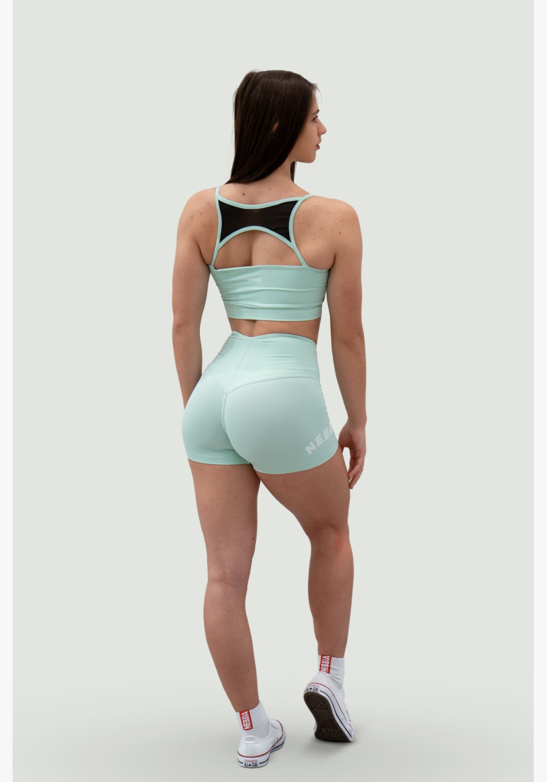 NEBBIA • NEBBIA Reggiseno sportivo GYM HERO verde chiaro • Nebshop.it NEBBIA • NEBBIA Reggiseno sportivo GYM HERO verde chiaro • Nebshop.it