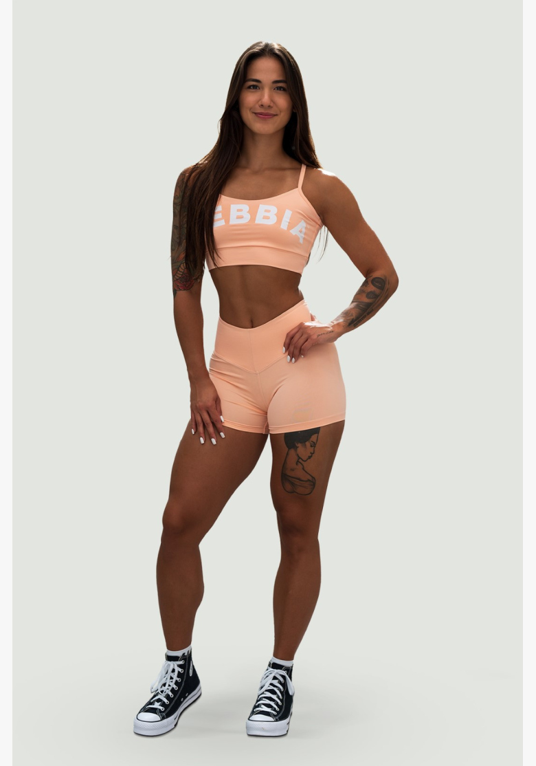 NEBBIA • NEBBIA Šortky s vysokým pasem 5″ GYM HERO oranžové • Nebshop.sk NEBBIA • NEBBIA Šortky s vysokým pasem 5″ GYM HERO oranžové • Nebshop.sk