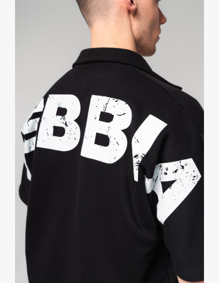 NEBBIA • NEBBIA Oversized košele 90s THROWBACK čierna • Nebshop.sk