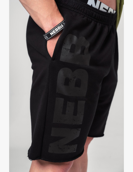NEBBIA • NEBBIA Pantaloni corti NO BS neri • Nebshop.cz